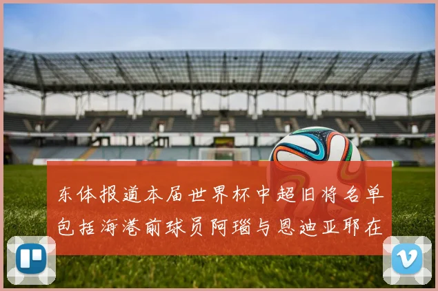 东体报道本届世界杯中超旧将名单包括海港前球员阿瑙与恩迪亚耶在内的10位球员